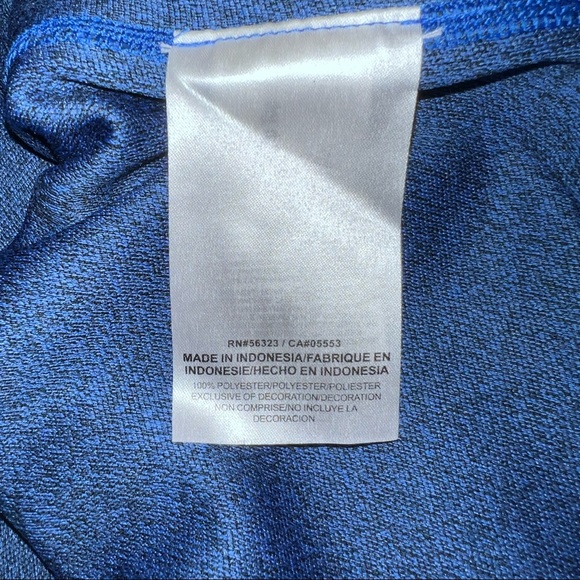 Nike Dri Fit Mens Coaches 1/2 Zip Blue Pullover - Picture 9 of 11